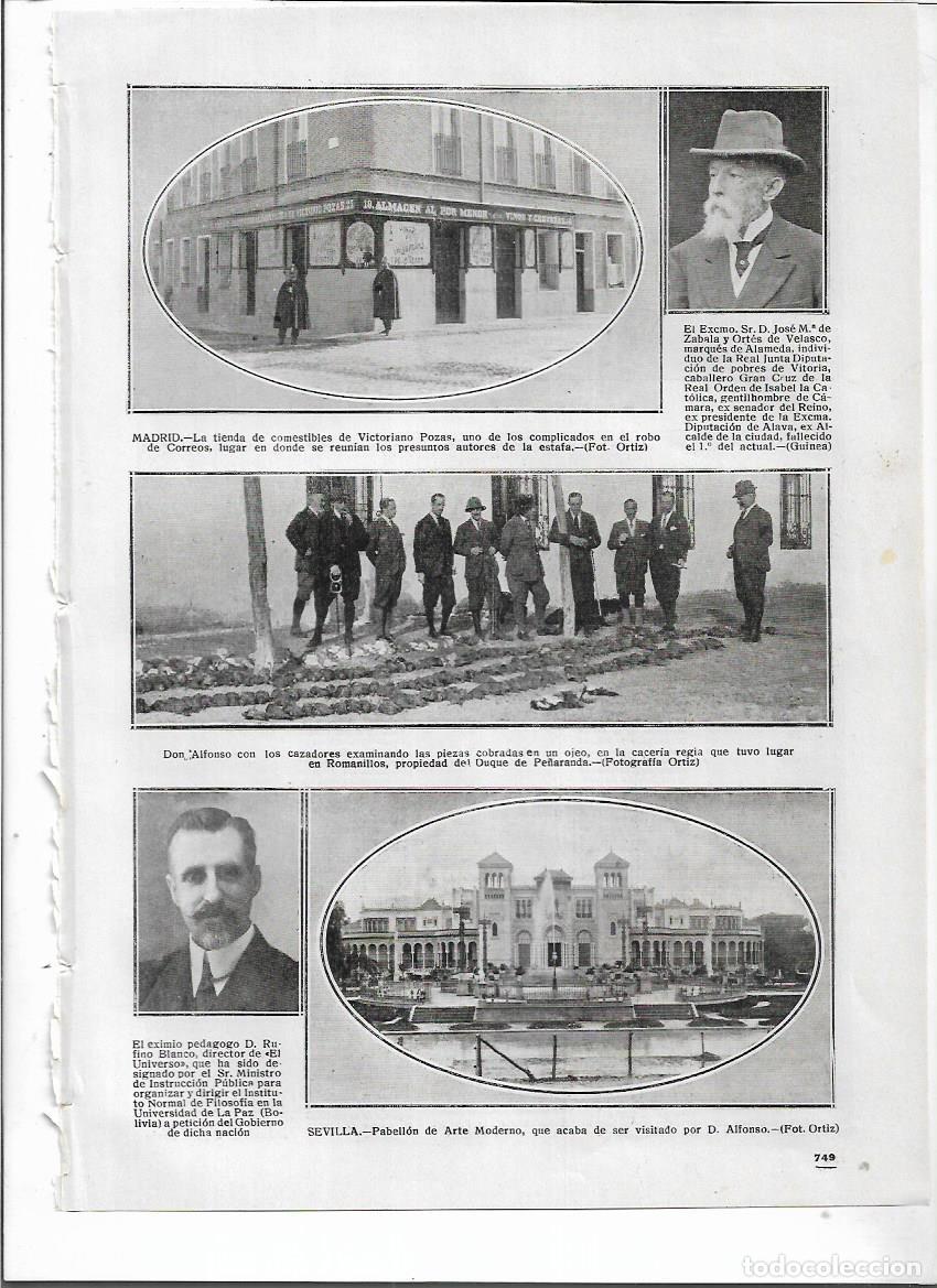 Coleccionismo: 1916 RECORTE PRENSA MADRID ALMACEN TIENDA COMESTIBLES VICTORIANO POZAS COMPLICE EN ROBO DE CORREOS