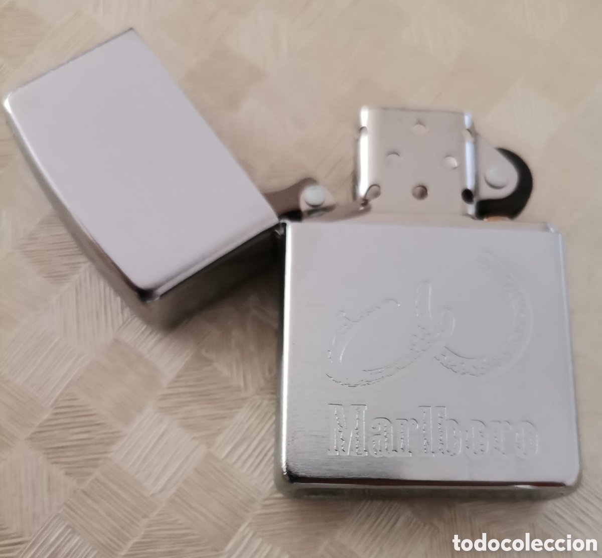 Coleccionismo: Mechero ZIPPO MALBORO herraduras original USA Nuevo sin estrenar en caja original