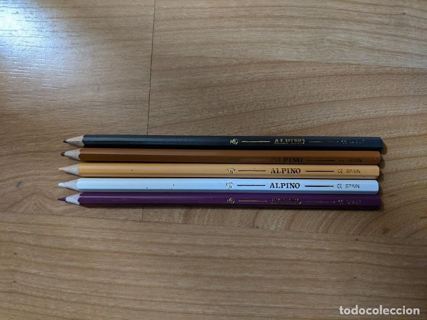 Collecting: 5 L&Aacute;PICES DE COLORES ALPINO