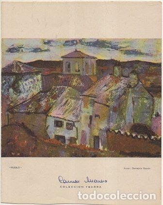 Coleccionismo: MENU CABO SAN ROQUE. COLECCION IBARRA N&ordm; 25. A&Ntilde;O 1963. AUTOR: DEMETRIO GASCON MENU-001