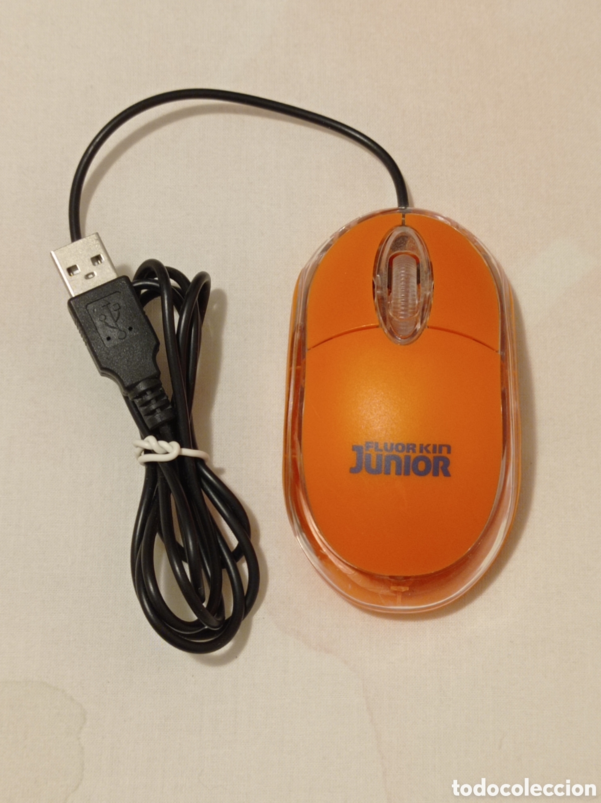 Coleccionismo: Rat&oacute;n publicidad Kin junior cable USB - Foto 1