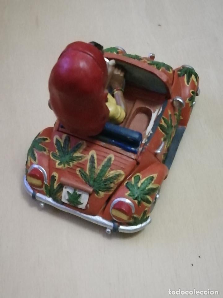 Coleccionismo: FIGURA RASTAFARI EN COCHE - Foto 3