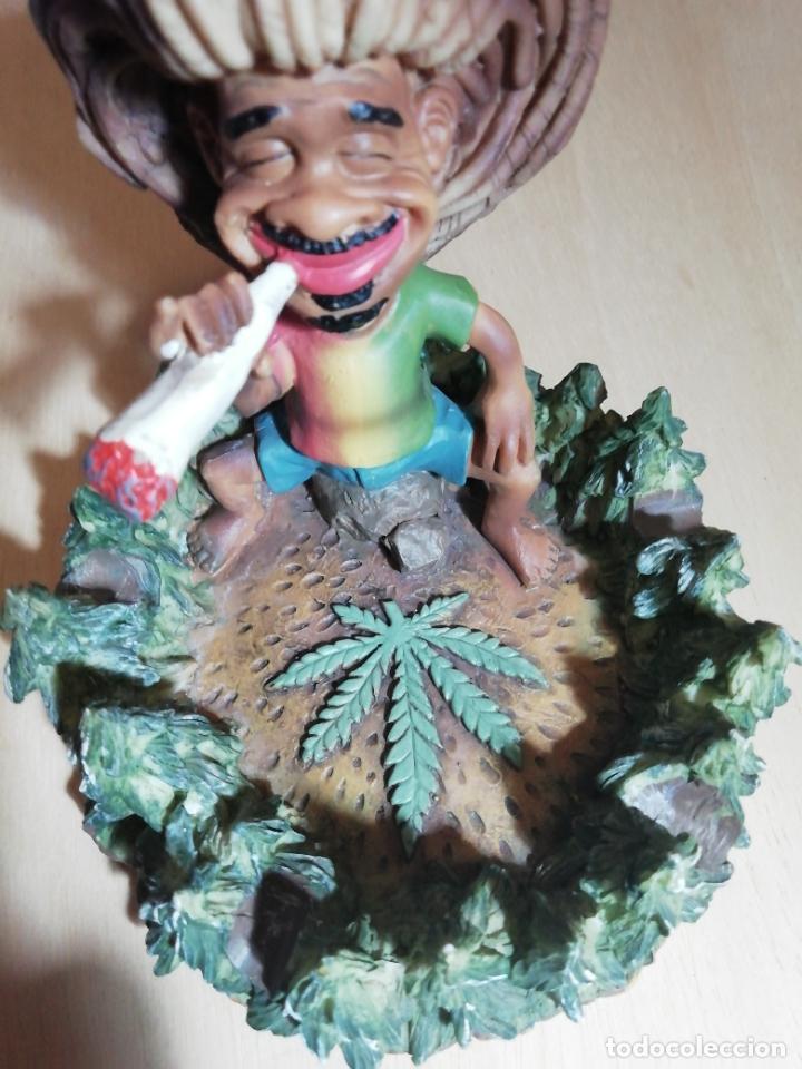 Coleccionismo: FIGURA CENICERO RASTAFARI - Foto 3