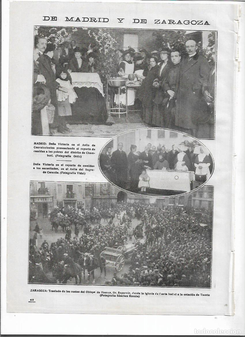Collezionismo: A&Ntilde;O 1918 RECORTE PRENSA ZARAGOZA TRASLADOS RESTOS MORTALES OBISPO HUESCA SUPERVIA ESTACION TAUSTE