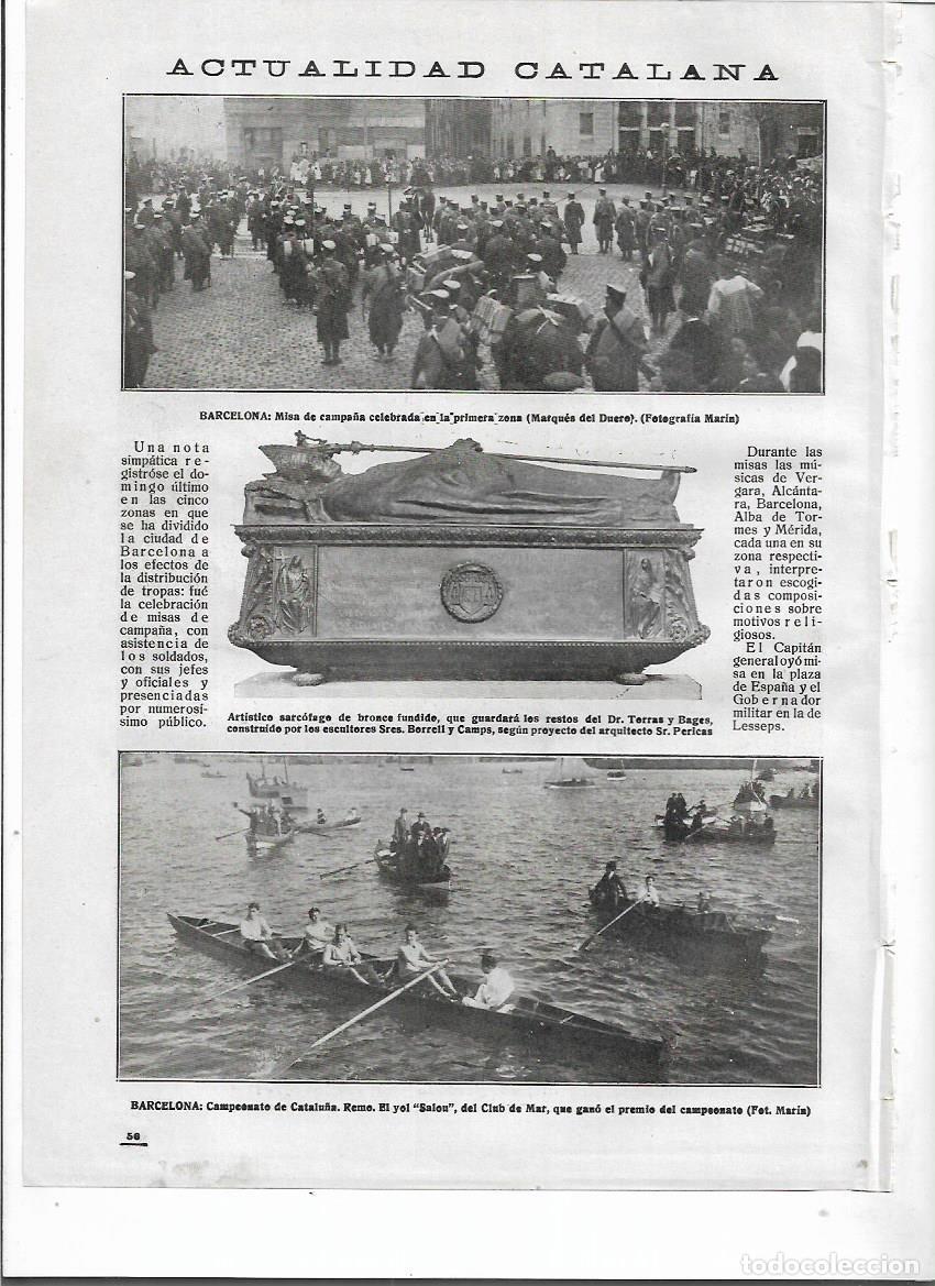 Collezionismo: A&Ntilde;O 1918 RECORTE PRENSA BCNA DISTRIBUCION ZONAS MISA EN LA PRIMERA ZONA MARQUES DEL DUERO