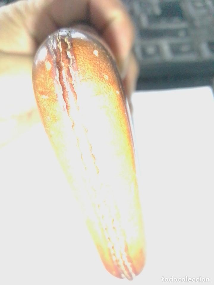 Coleccionismo: Pitillera de Cuero Punzonada - Foto 3
