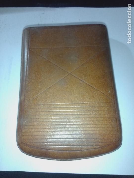 Coleccionismo: Pitillera de Cuero Punzonada - Foto 9