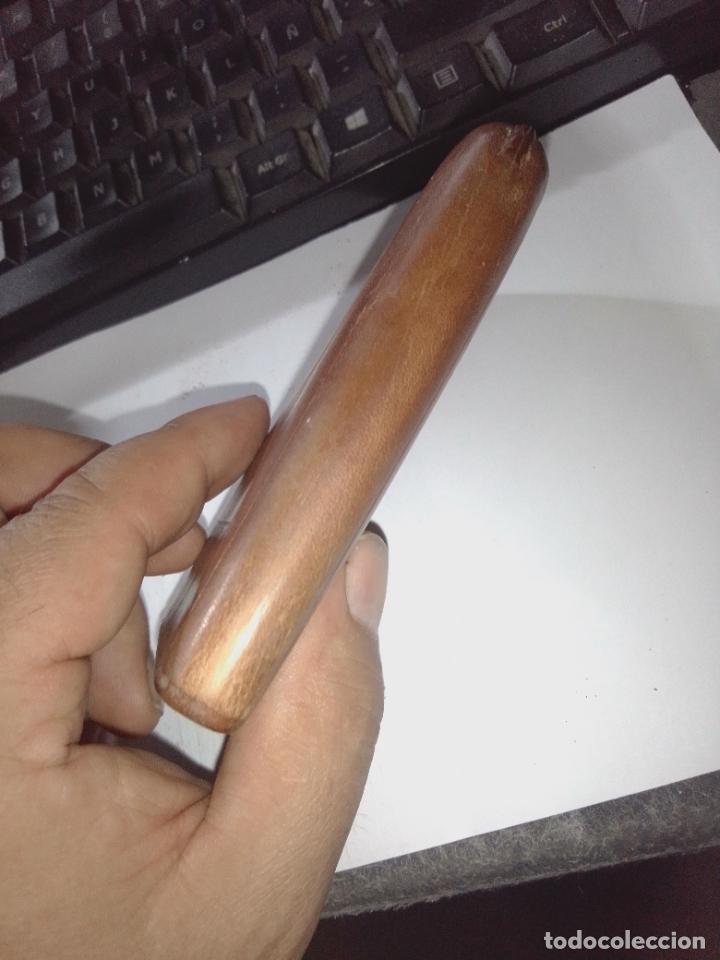Coleccionismo: Pitillera de Cuero Punzonada - Foto 13