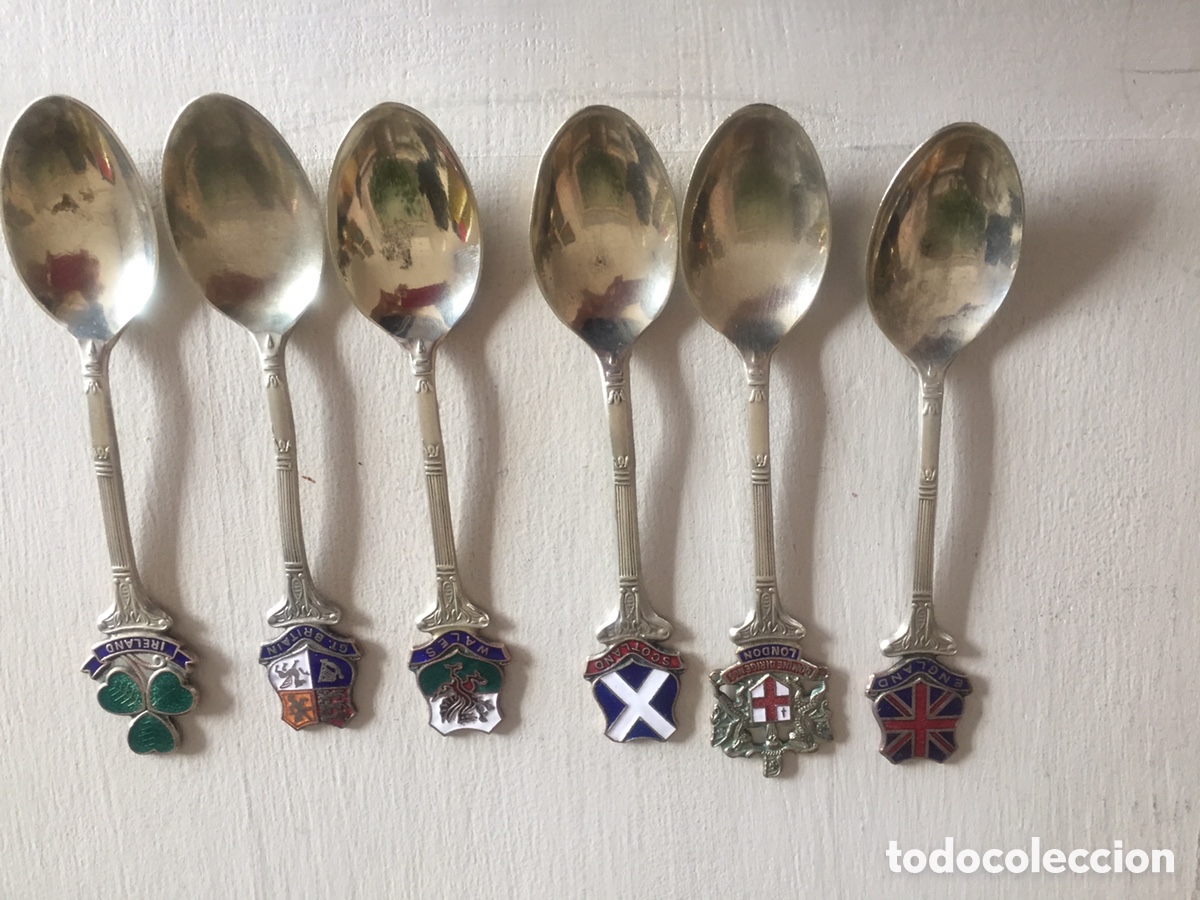Coleccionismo: Set de 6 cucharillas de plata - Foto 1