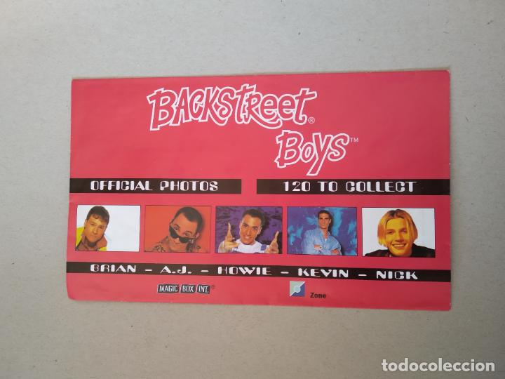 Colecionismo: SOBRE VACIO BACKSTREETS BOYS OFICIAL FOTOS PHOTOS MAGIC BOX BRIAN AJ HOWIE KEVIN NICK A&Ntilde;O 1997