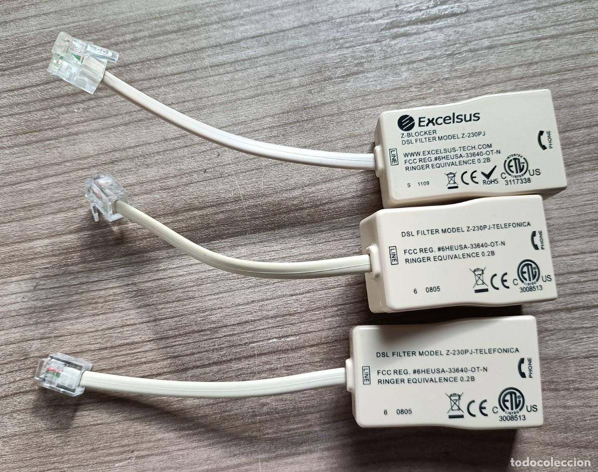 Coleccionismo: Telefonia, lote filtros para linea telefono