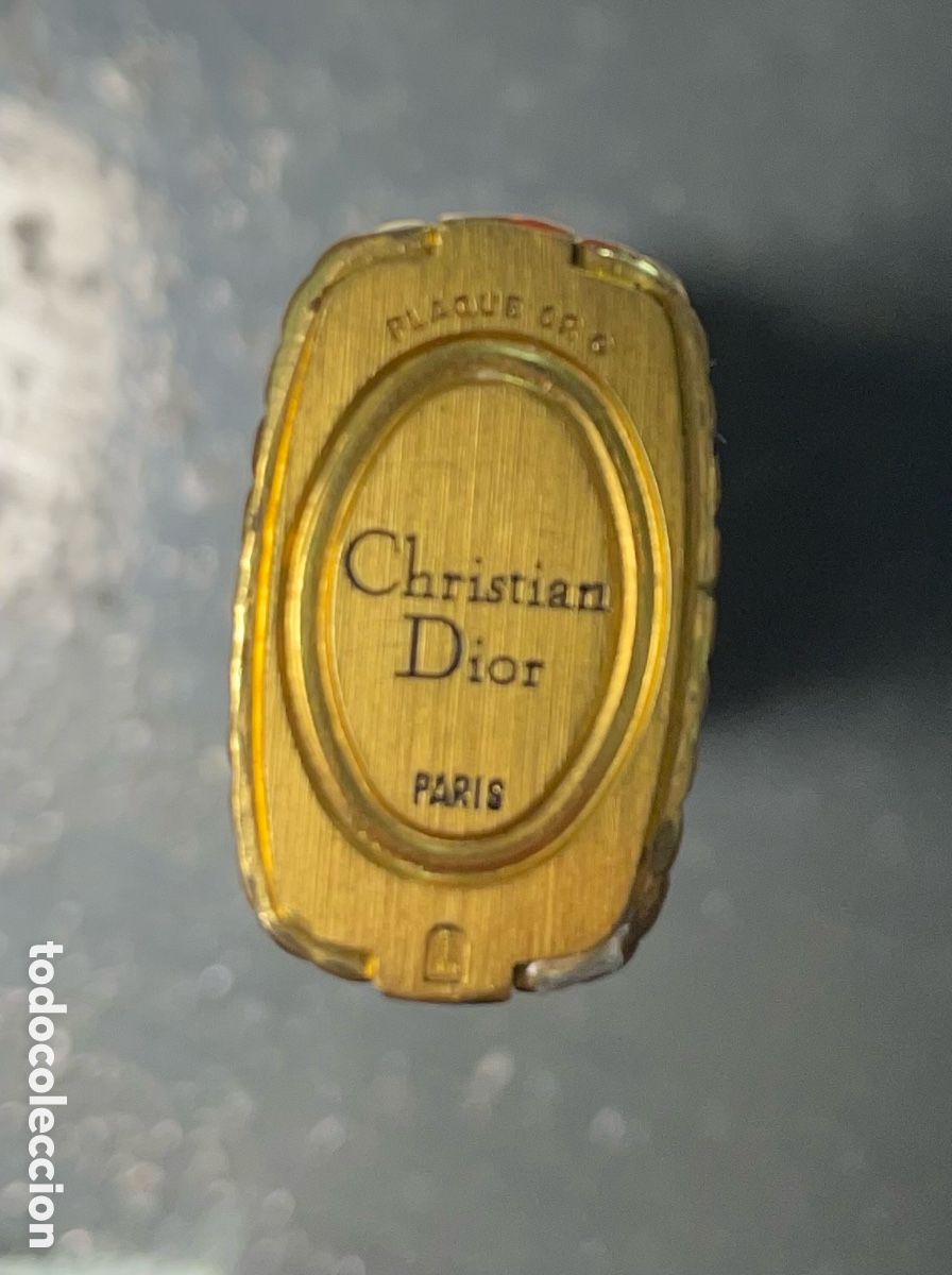 Coleccionismo: Mechero Christian Dior placado en oro. - Foto 3