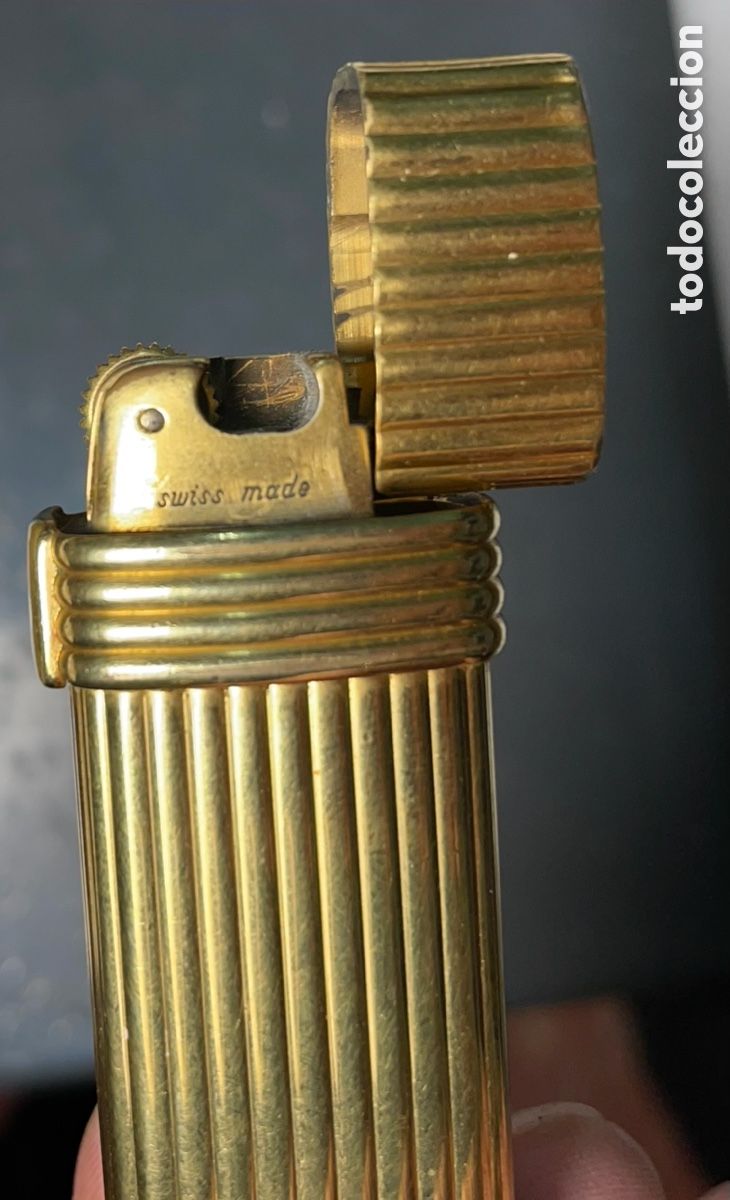 Coleccionismo: Mechero Christian Dior placado en oro. - Foto 4