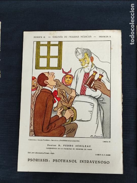 Collezionismo: GALERIA DE FIGURAS MEDICAS - DOCTOR D. PEDRO SEBILEAU - EUROPA 41 - FRANCIA 10