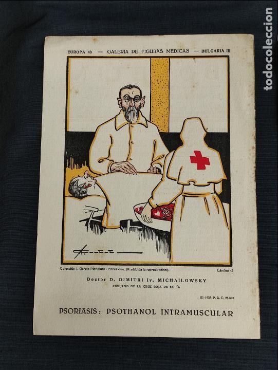 Collezionismo: GALERIA DE FIGURAS MEDICAS - DOCTOR D. DIMITRI MICHAILOWSKY - EUROPA 43 - BULGARIA III