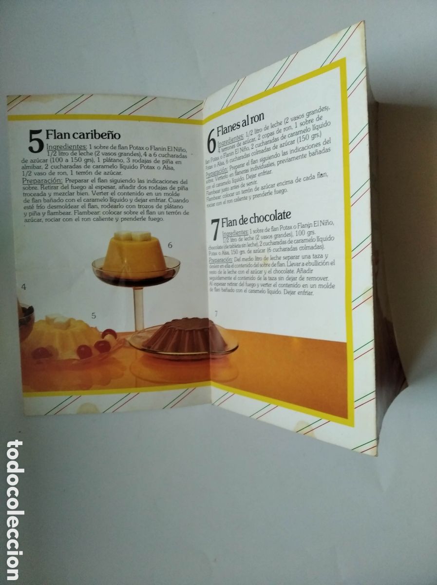 Coleccionismo: Publicidad de flan potax - Foto 2