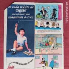 Coleccionismo: HOJA PUBLICITARIA ANUNCIO DE CONGUITOS.