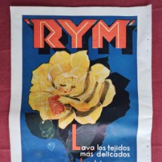 Coleccionismo: HOJA PUBLICITARIA ANUNCIO DE JABON RYM - 1933.