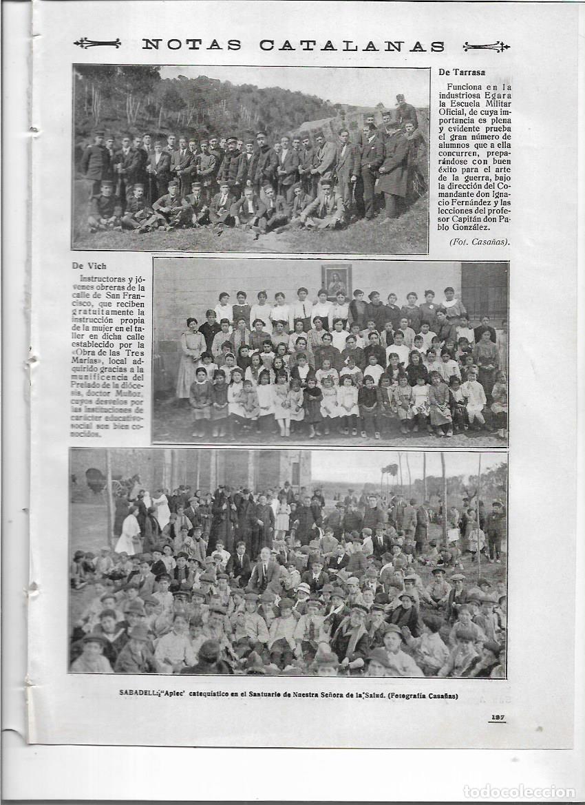 Sammelleidenschaft Papier: A&Ntilde;O 1918 RECORTE PRENSA TERRASSA ALUMNOS ESCUELA MILITAR OFICIAL COMANDANTE IGNACIO FERNANDEZ