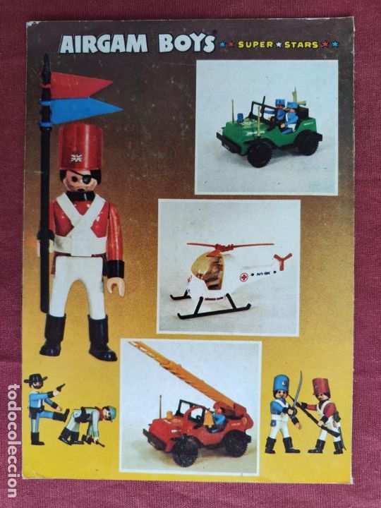 Collecting paper: HOJA PUBLICITARIA - ANUNCIO DE AIRGAM BOYS SUPER STARS.