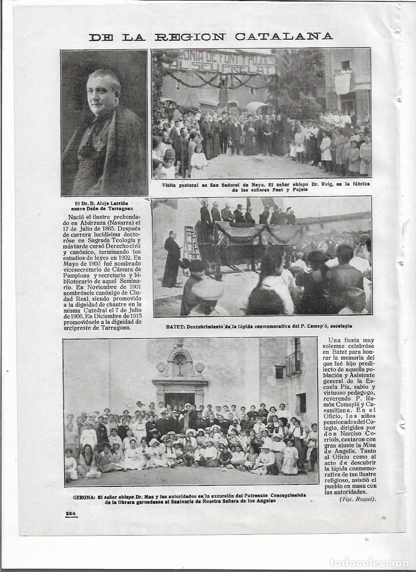 Collezionismo: A&Ntilde;O 1918 RECORTE PRENSA BATET HOMENAJE PADRE RAMON COMAPLA CASAMITJANA DESCUBRIMIENTO LAPIDA