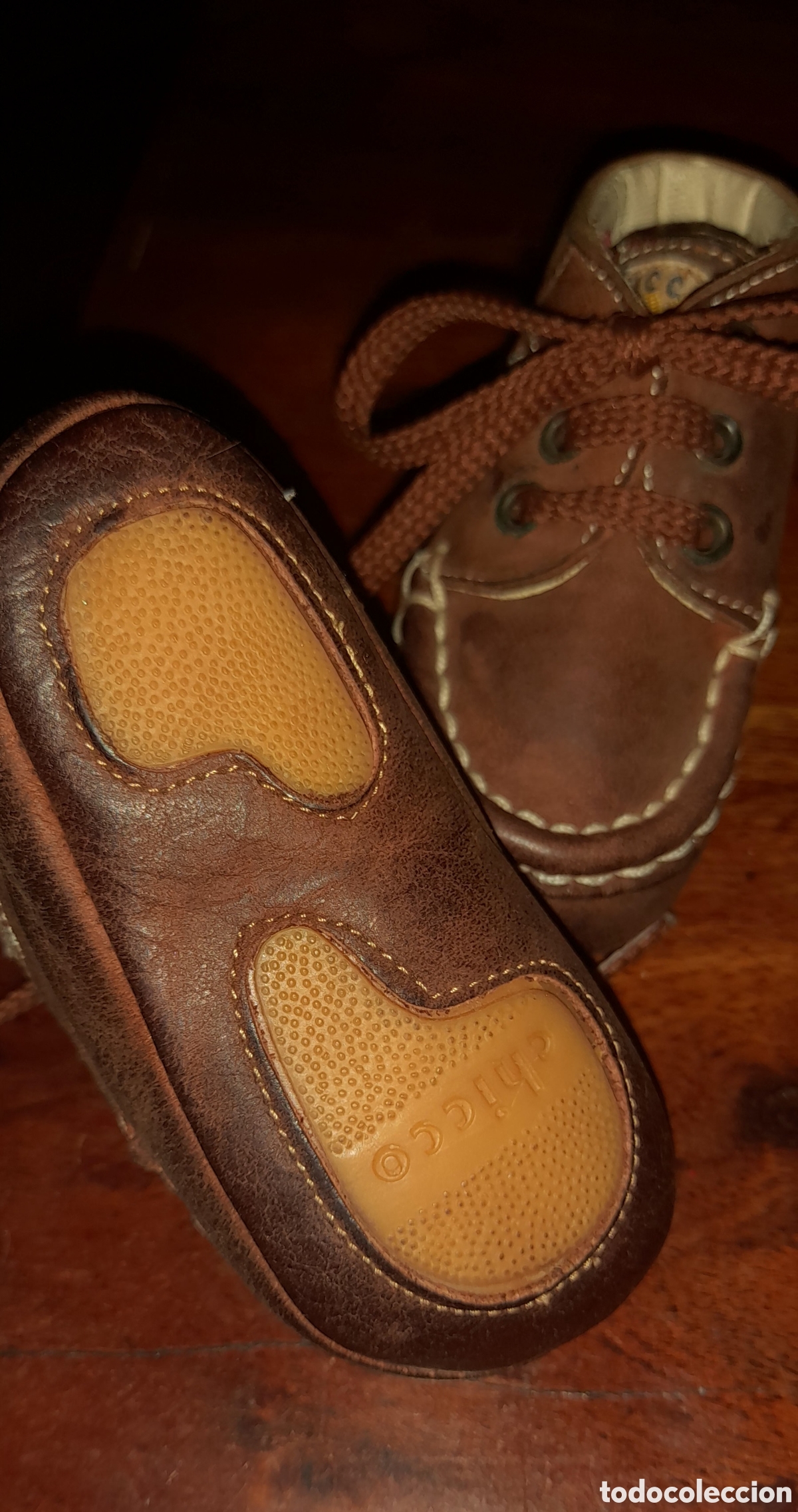Coleccionismo: Zapatitos beb&eacute; piel - Foto 6