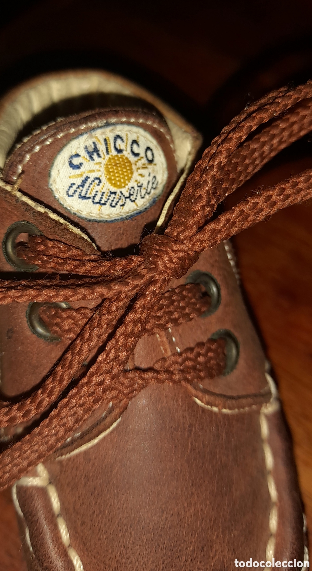 Coleccionismo: Zapatitos beb&eacute; piel - Foto 8