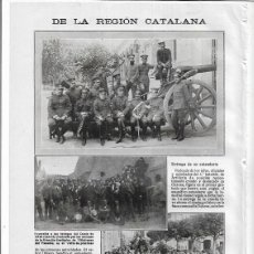 Coleccionismo: AÑO 1918 RECORTE PRENSA SABADELL MUERTE ENTIERRO PRESIDENTE DE LA CRUZ ROJA PEDRO FUSTE
