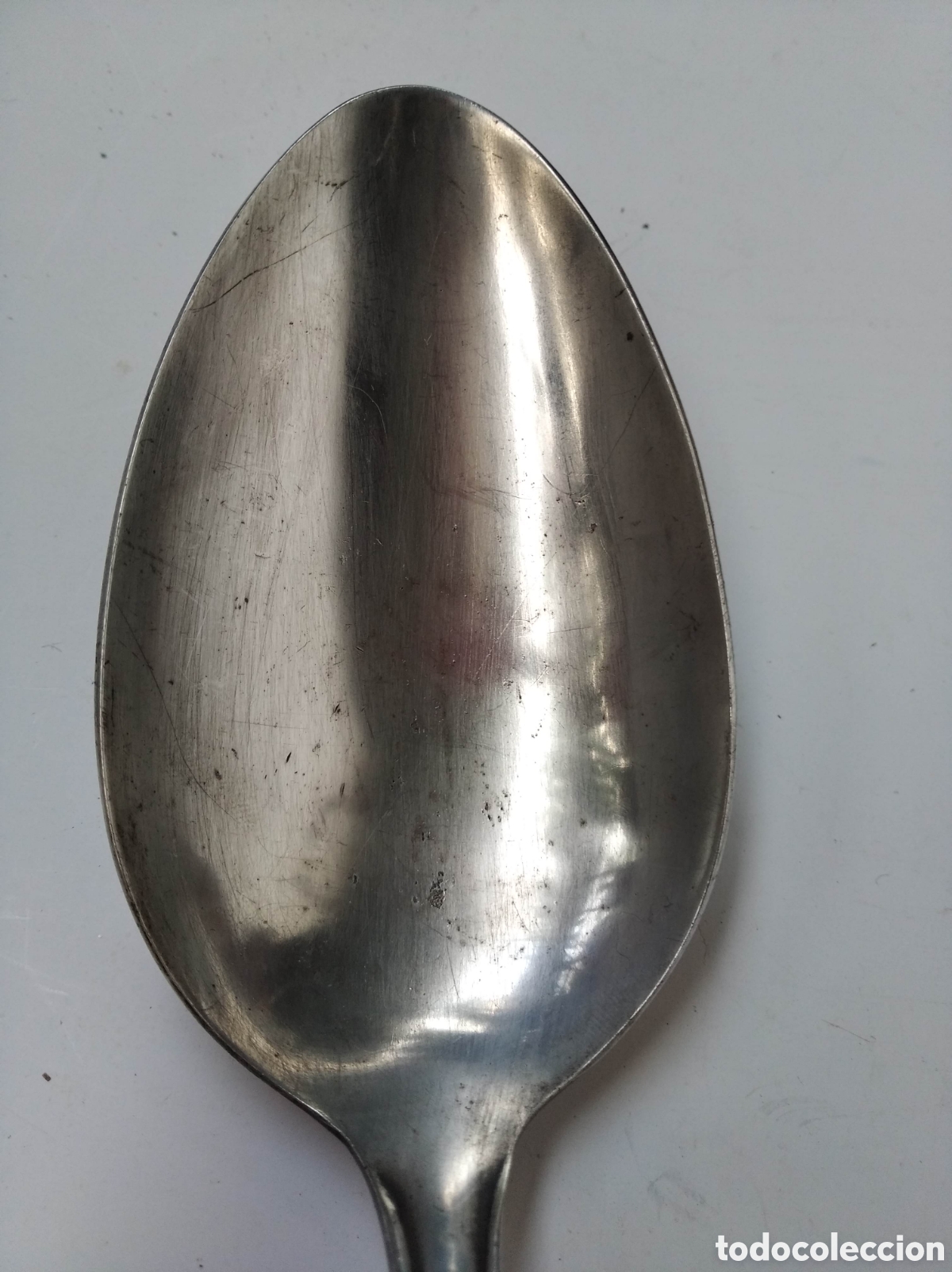 Coleccionismo: Cuchara grande de plata - Foto 4
