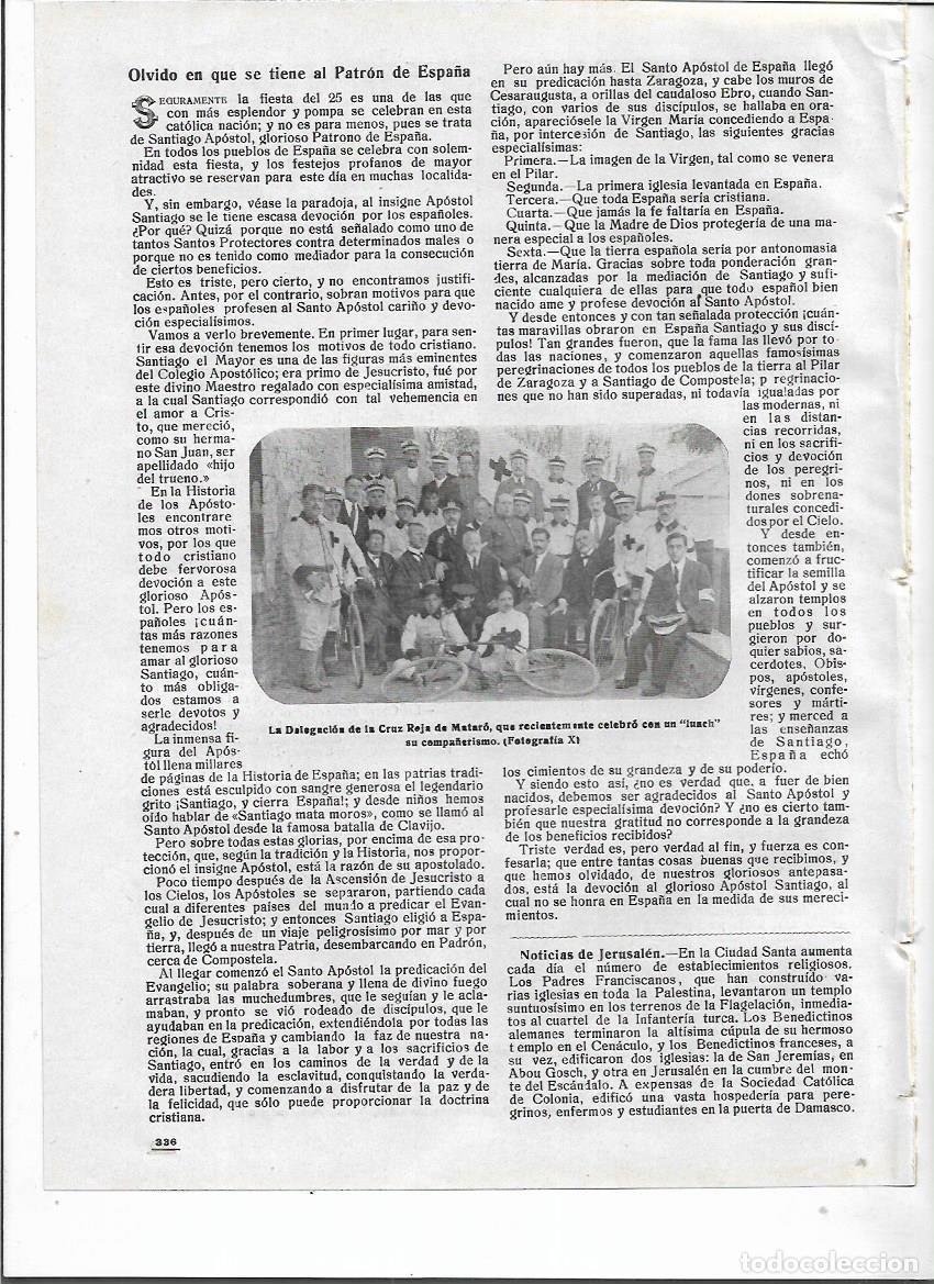 Colecionismo: A&Ntilde;O 1918 RECORTE PRENSA DELEGACION DE LA CRUZ ROJA DE MATARO