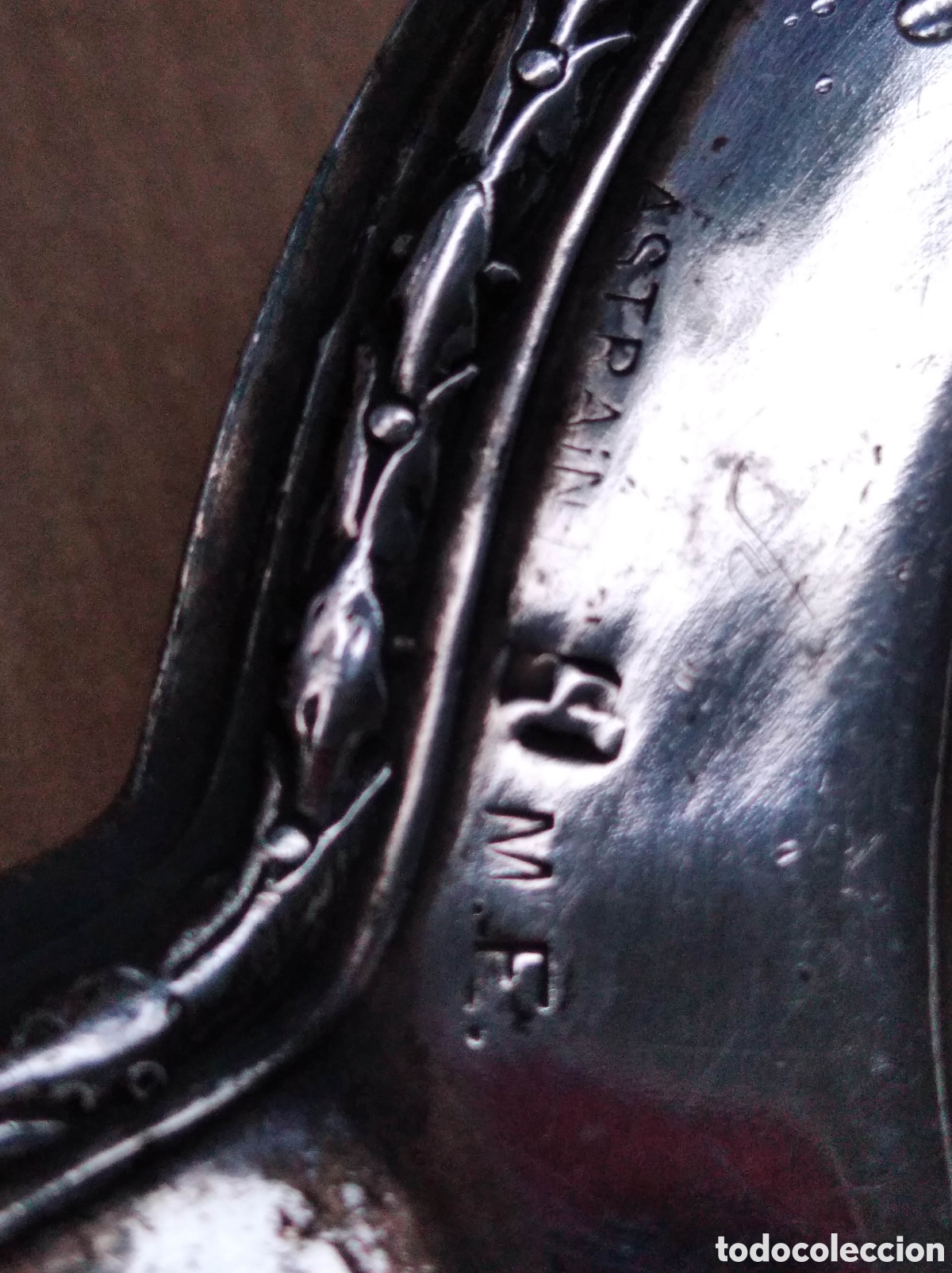 Coleccionismo: Colador antiguo de plata - Foto 6