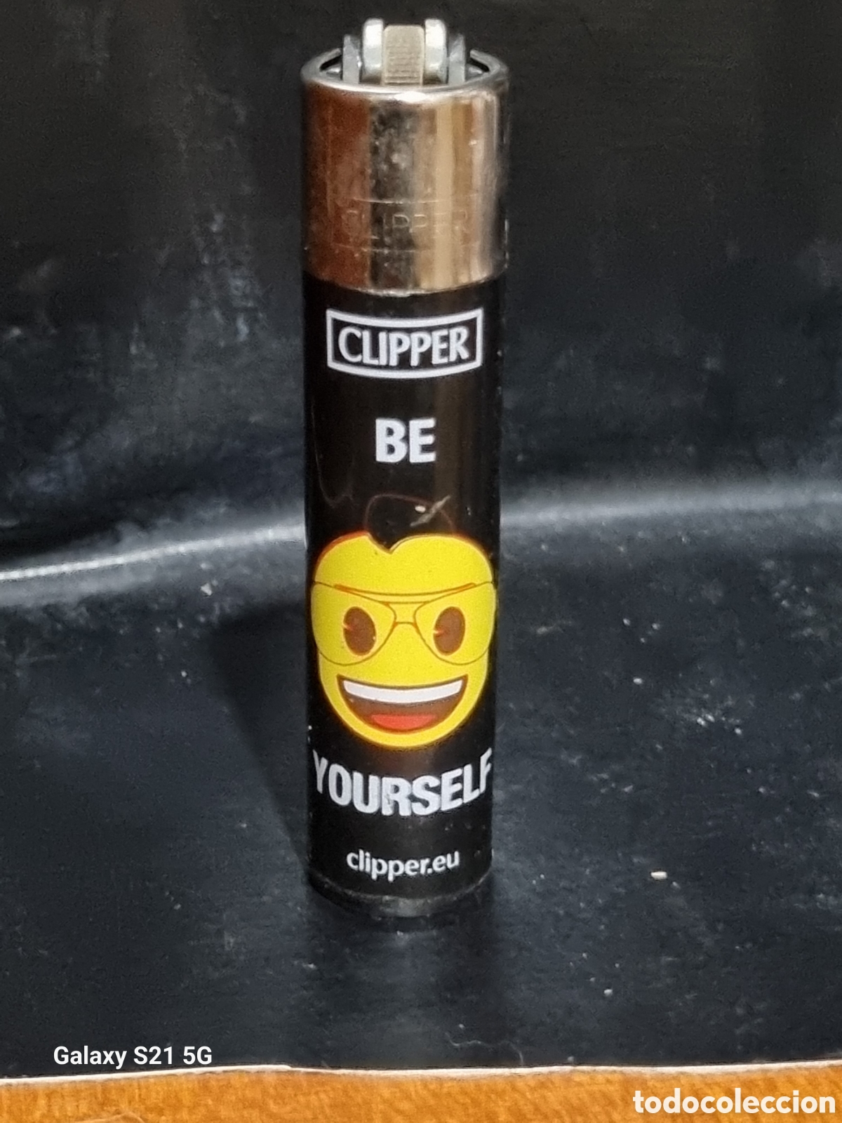 Coleccionismo: MECHERO CLIPPER EMOJI MESSAGE 1/4 - Foto 1