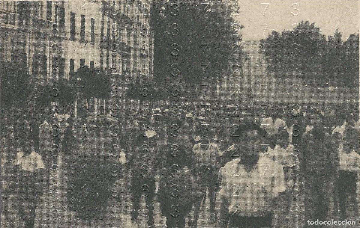 Coleccionismo: GRANADA LA LEGION DESFILANDO 1936 12X7 ILUSTRACION DE LIBRO DESCONOCIDO L79