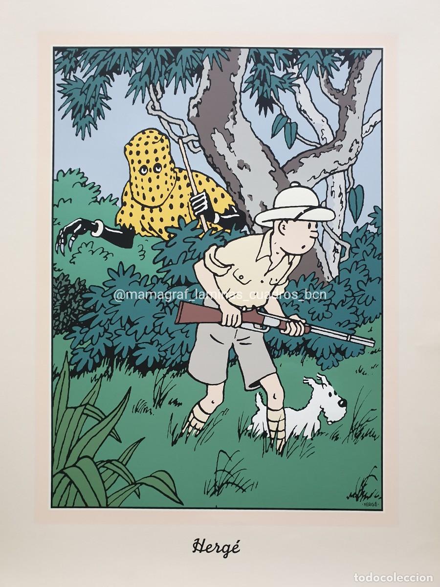 Coleccionismo: HERGE TINTIN CAZADOR MAMAGRAF SERIGRAFIA