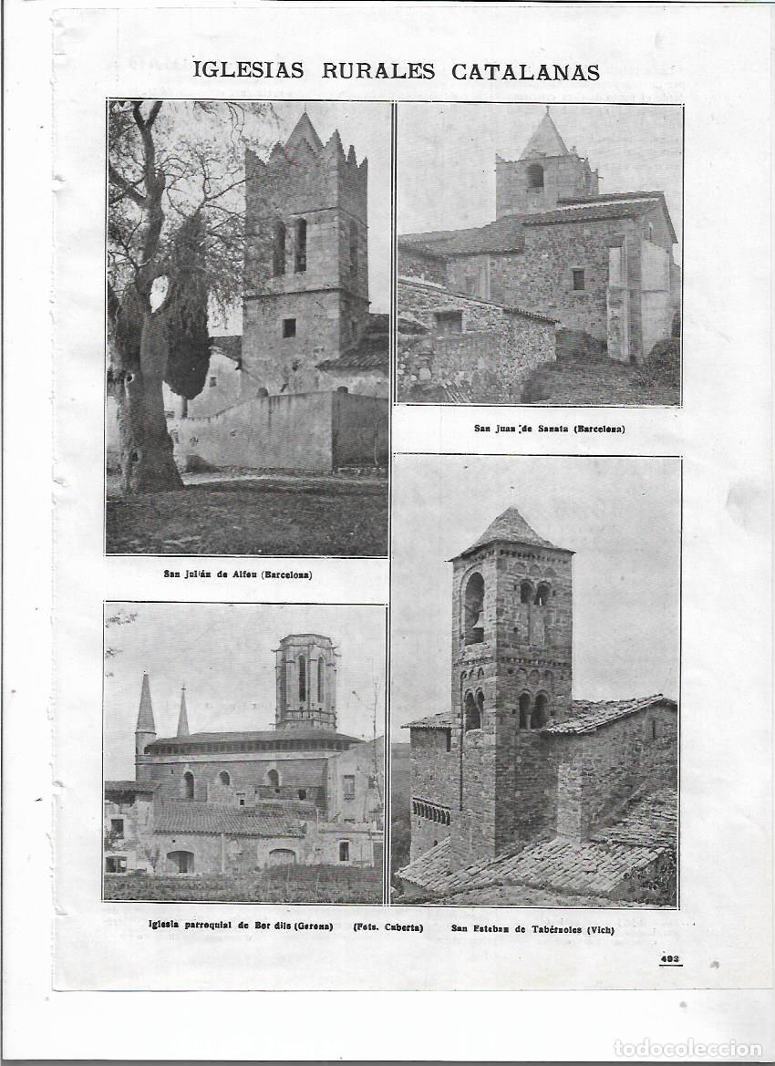 Coleccionismo: A&Ntilde;O 1918 RECORTE PRENSA IGLESIA SANT JULIA D'ALFOU ALFOU SANT JOAN DE SANATA BORDILS TAVERNOLES