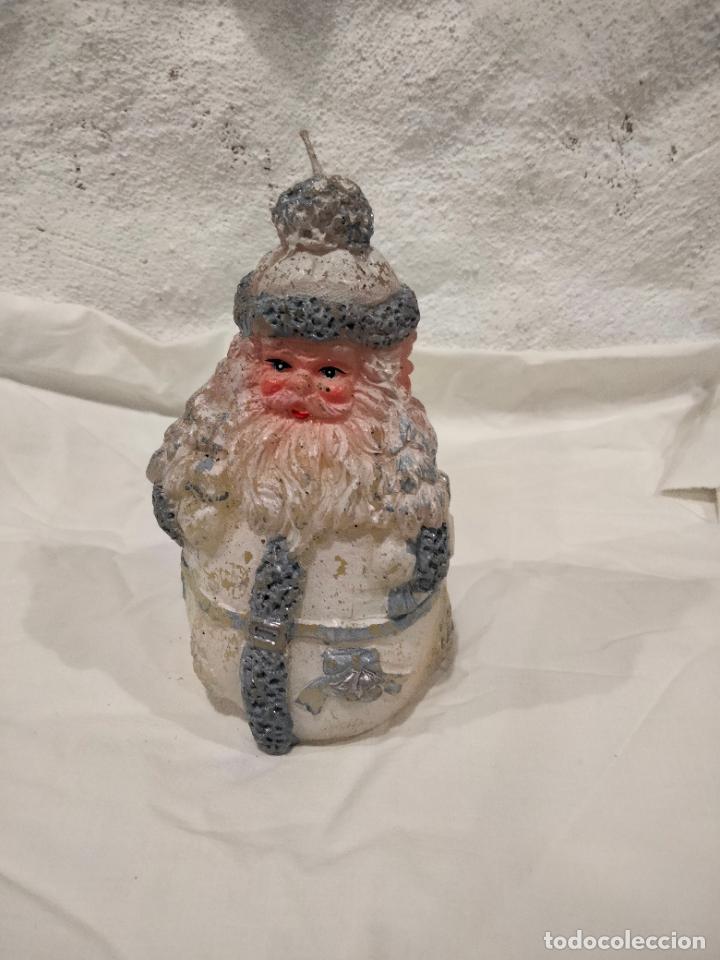 Coleccionismo: Vela de cera Pap&aacute; Noel