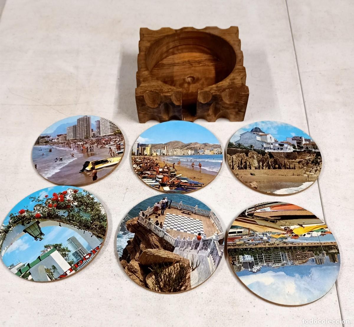 Coleccionismo: Antiguo posavasos. Benidorm - Foto 1