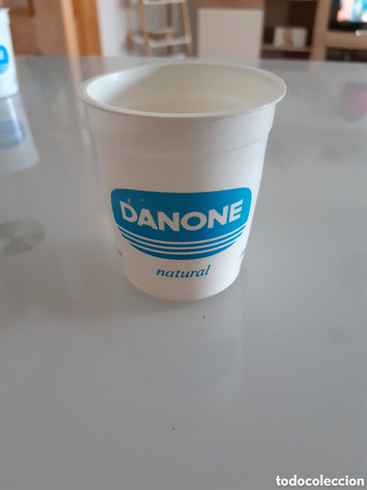 Coleccionismo: Envase de pl&aacute;stico de Danone de los a&ntilde;os 80 - Foto 1