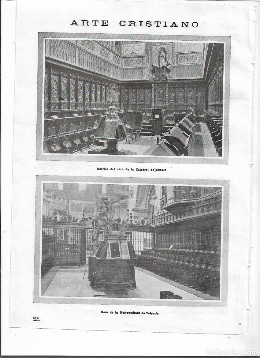 Sammelleidenschaft Papier: A&Ntilde;O 1918 RECORTE PRENSA ARTE CRISTIANO CORO DE LA METROPOLITANA DE VALENCIA