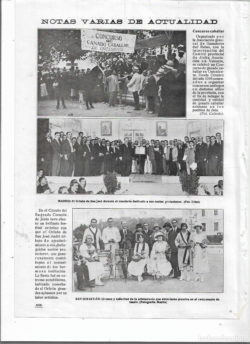 Sammelleidenschaft Papier: A&Ntilde;O 1918 RECORTE PRENSA MADRID CORO ORFEON DE SAN JOSE CONCIERTO DEDICADO A SUS SOCIOS PROTECTORES