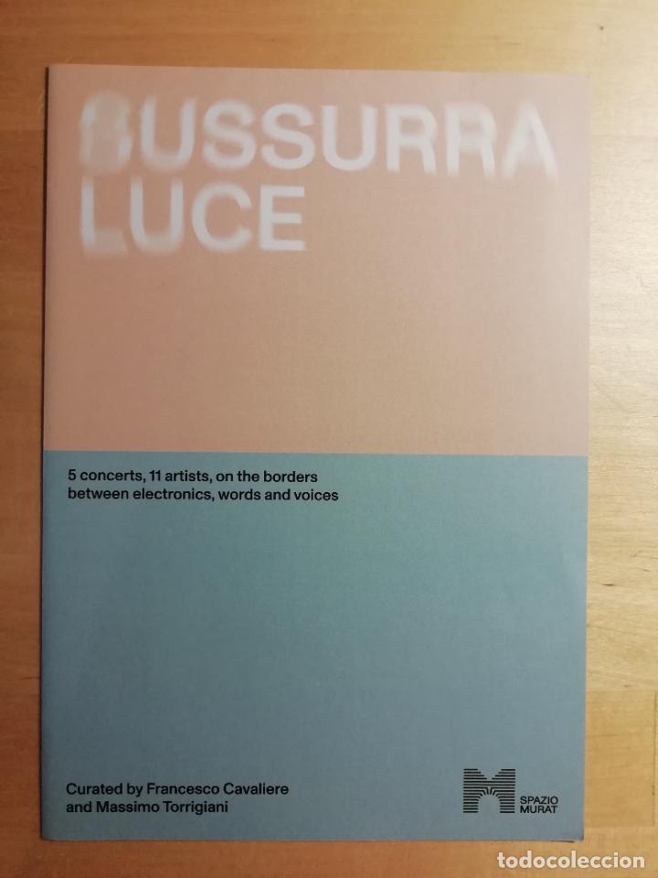 Coleccionismo: Programa Sussurra Luce Spazio Murat Bari 2023 Apulia Puglia Italia Conciertos Performances