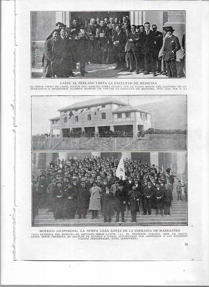 Sammelleidenschaft Papier: A&Ntilde;O 1924 RECORTE PRENSA CADIZ VISITA OBISPO MARCIAL LOPEZ CRIADO A LA FACULTAD DE MEDICINA