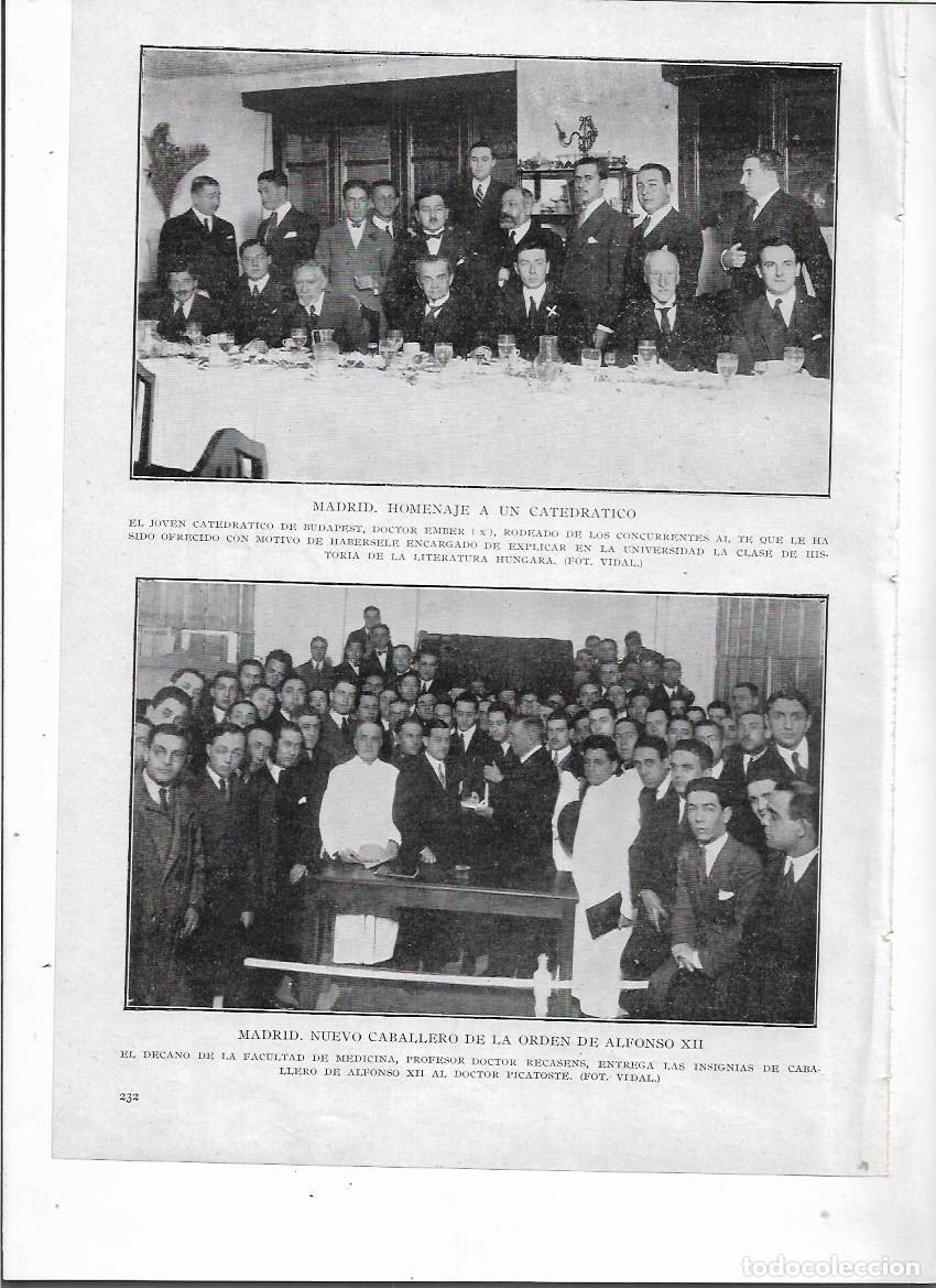 Coleccionismo: A&Ntilde;O 1924 RECORTE PRENSA MADRID HOMENAJE CATEDRATICO DOCTOR EMBER HISTORIA LITERATURA BULGARA