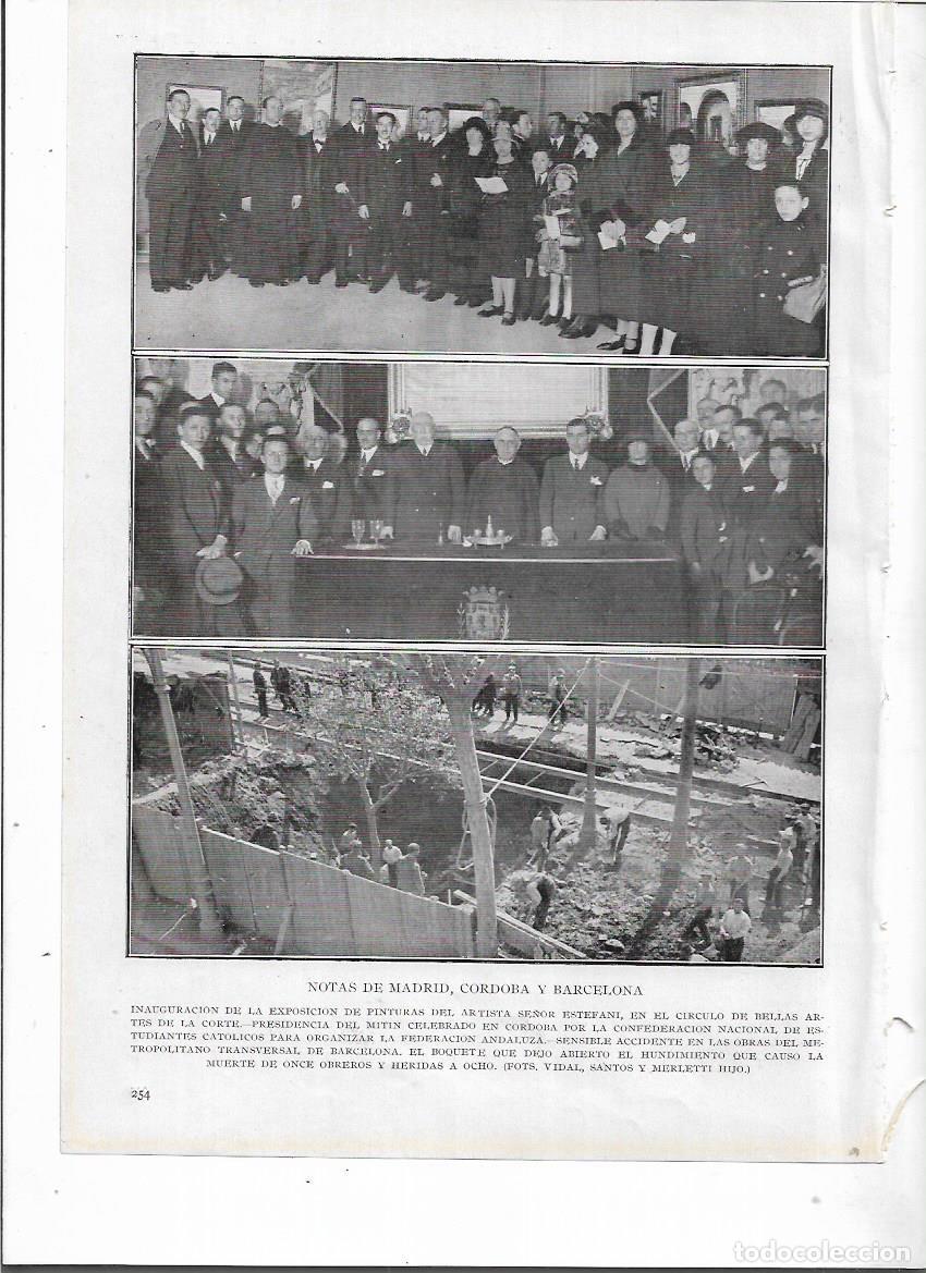 Coleccionismo: A&Ntilde;O 1924 RECORTE PRENSA MADRID INAUGURACION EXPOSICION PINTURA PINTOR ESTEFANI