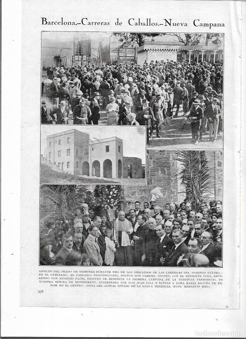 Sammelleidenschaft Papier: A&Ntilde;O 1924 RECORTE PRENSA BCNA EL GUINARDO BENDICION PRIMERA CAMPANA IGLESIA MONTSERRAT NUEVA TENENCIA