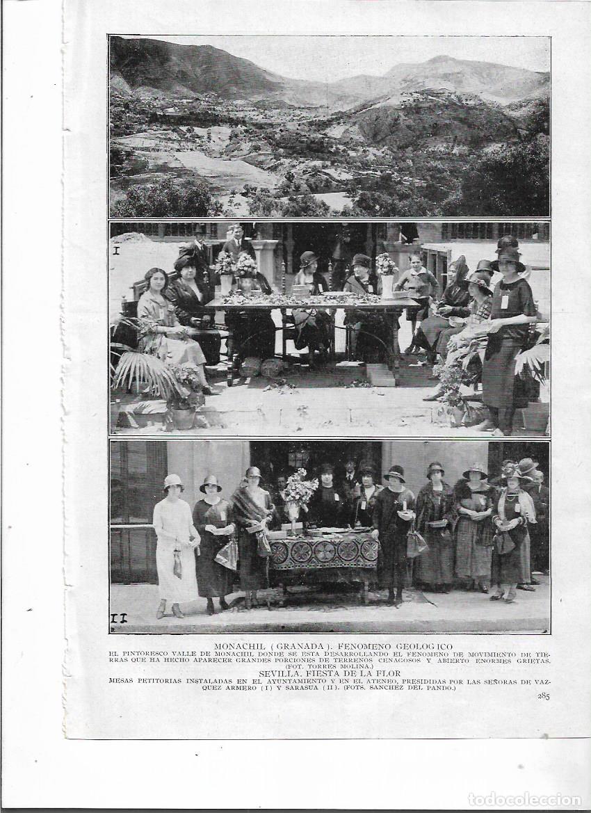 Colecionismo: A&Ntilde;O 1924 RECORTE PRENSA MONACHIL GRANADA PINTORESCO VALLE VISTA GENERAL