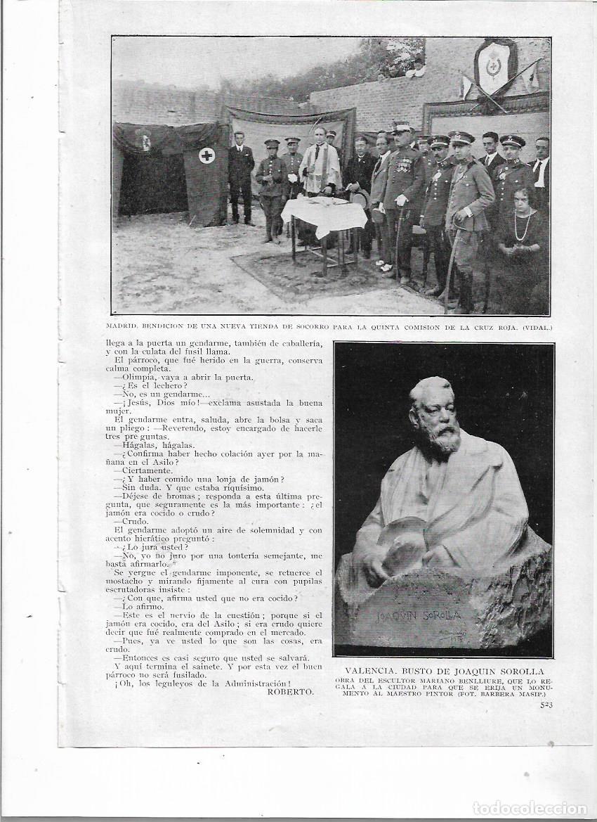 Colecionismo: A&Ntilde;O 1924 RECORTE PRENSA MADRID INAUGURACION NUEVA TIENDA DE SOCORRO QUINTA COMISION DE LA CRUZ ROJA