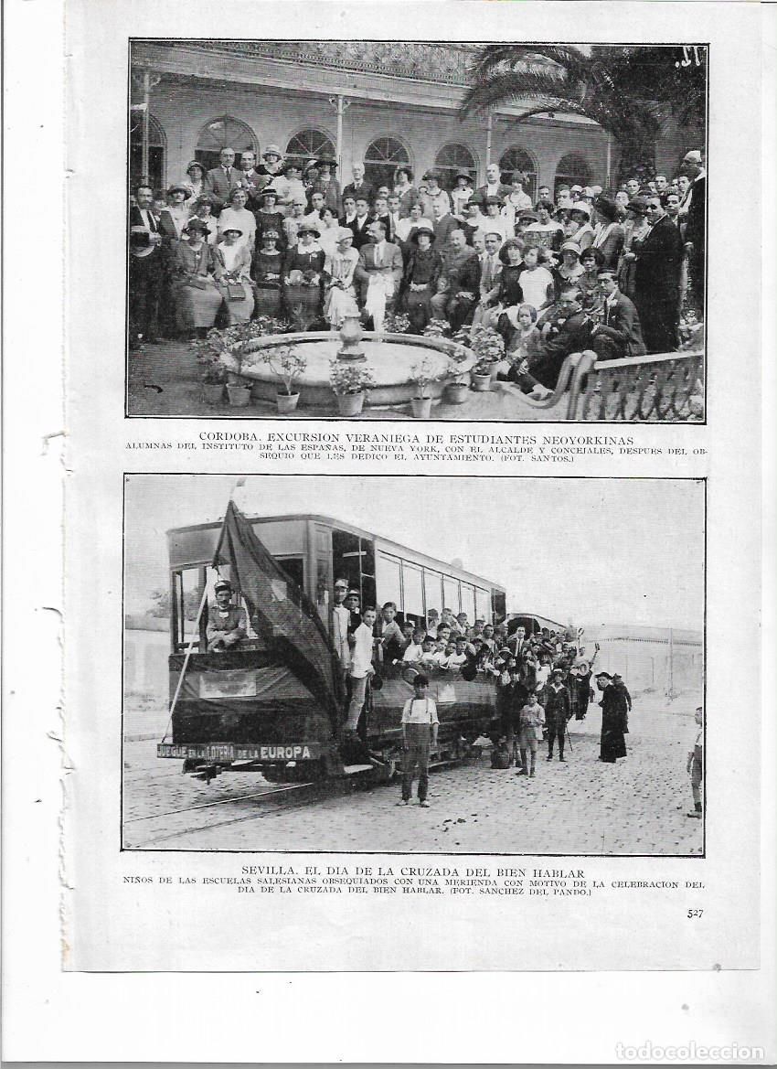 Collezionismo: A&Ntilde;O 1924 RECORTE PRENSA SEVILLA DIA DE LA CRUZADA DEL BIEN HABLAR AUTOBUS NI&Ntilde;OS ESCUELAS SALESIANAS