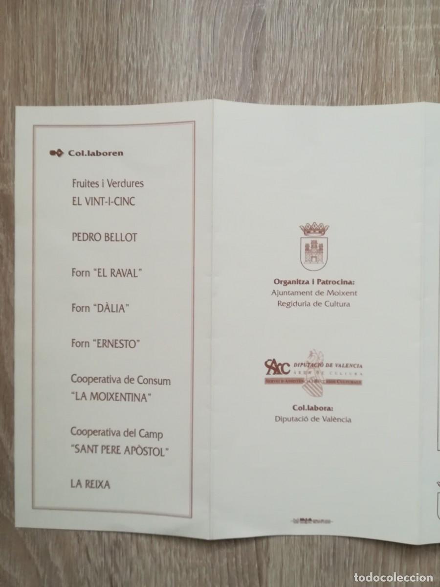 Coleccionismo: PROGRAMACI&Oacute; DACTES 9 DOCTUBRE MOIXENT (VAL&Egrave;NCIA) - ANY 1996. - Foto 7