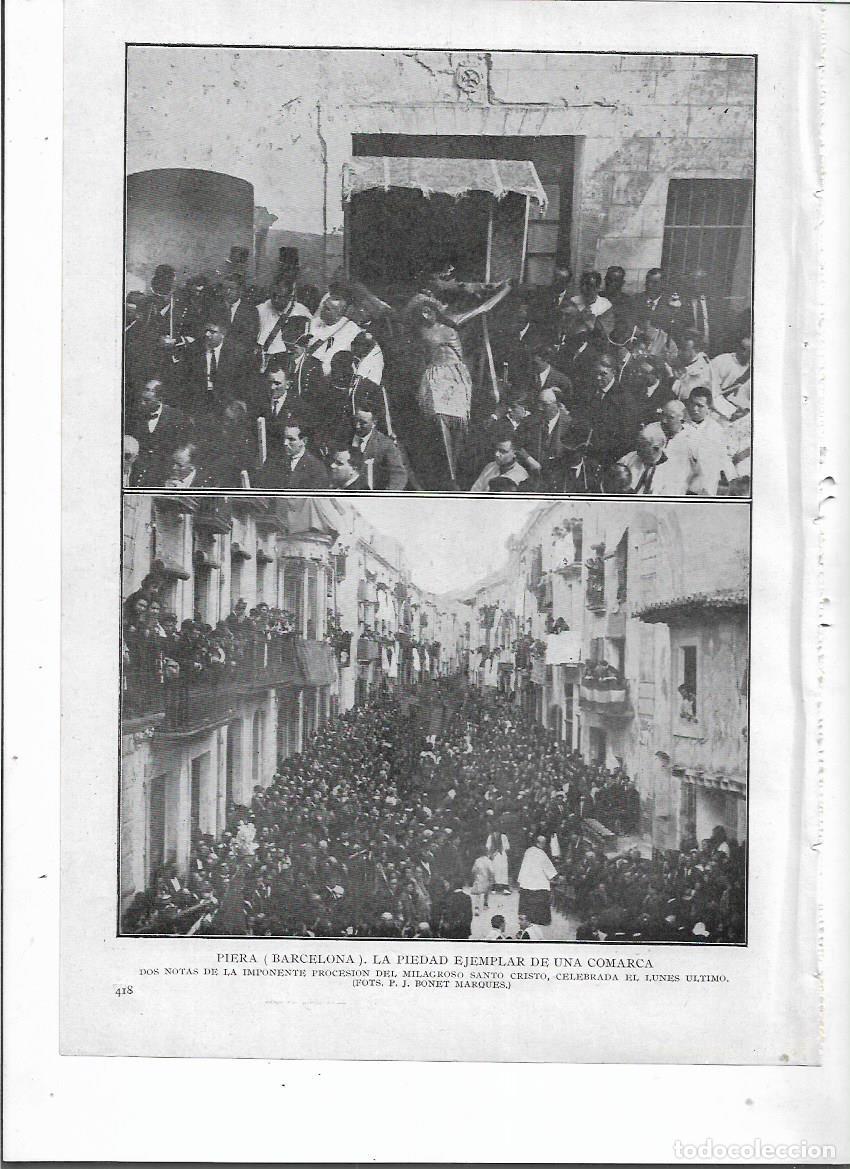 Collectionnisme: A&Ntilde;O 1924 RECORTE PRENSA PIERA PROCESION DEL MILAGROSO SANTO CRISTO